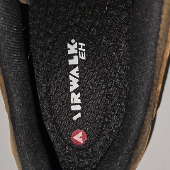 Airwalk Brown Leather Safety Sneakers Composite Toe Mens Size 11.5 - Picture 10 of 15